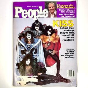 People Magazine August 18 1980 KISS Cover Gene Simmons Paul Stanley 80s Rock